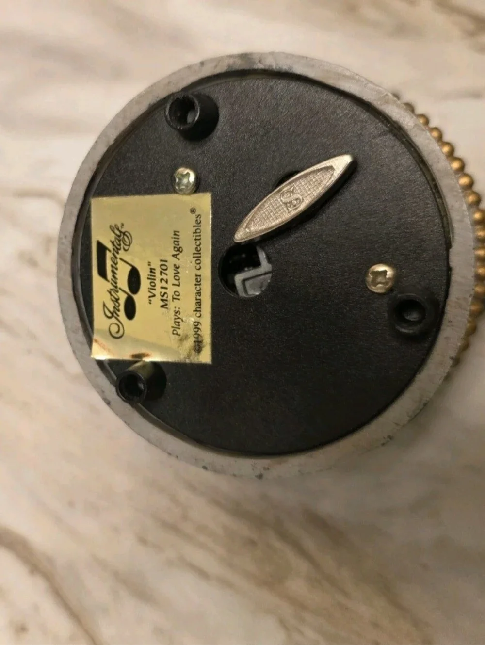 Decorative Violin Music Box Collectible